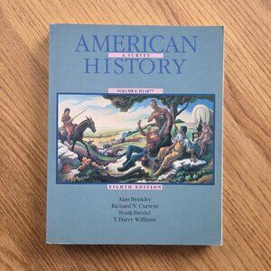 American History: A Survey Volume 1: To 1877 Textbook by Alan Brinkley